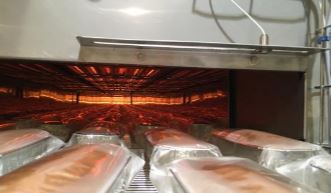 Tunnel de pasteurisation infrarouge électrique - pour l'industrie alimentaire - traitement sans contact_0