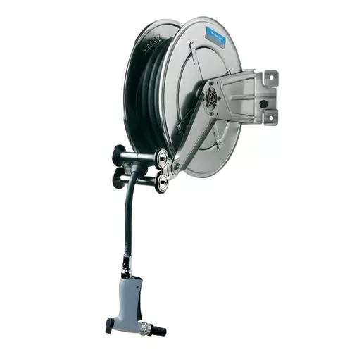 Tuyau avec douchette - 10 m et 15 m - Chromage haute qualité - Grand débit_0