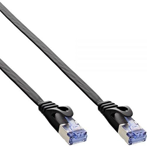 Câble RJ45/RJ45 InLine Cat6a 0.5m - U/FTP (STP) - Noir/Bleu - Référence 71855S_0