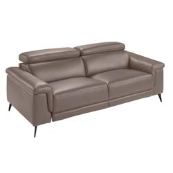 AC ANGEL CERDA Angel Cerdá Canapé 3 places en cuir vison 6105C 215 x 103 x 99 - gris fourrure 8435631008170_0