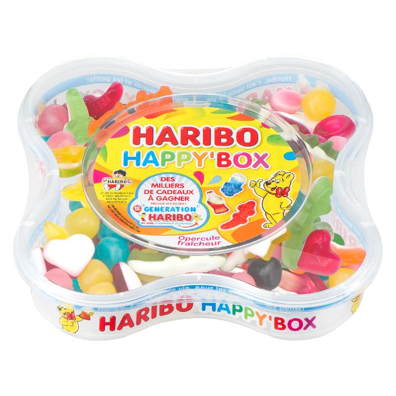 BONBONS ASSORTIMENT HARIBO HAPPY BOX - 600 G