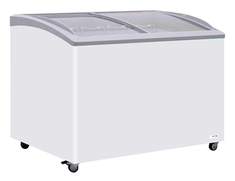 Congélateur coffre 370L - couvercle vitré coulissant - CG 409A - avec 3 paniers inclus_0