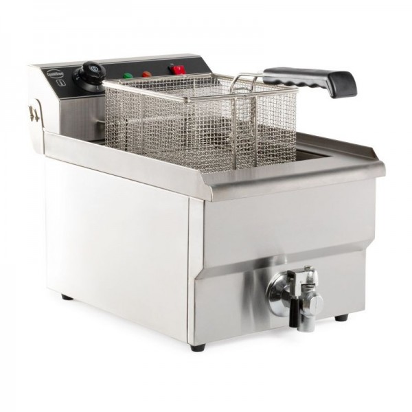 Friteuse électrique 8 litres avec vidange combisteel - 7455.1000_0