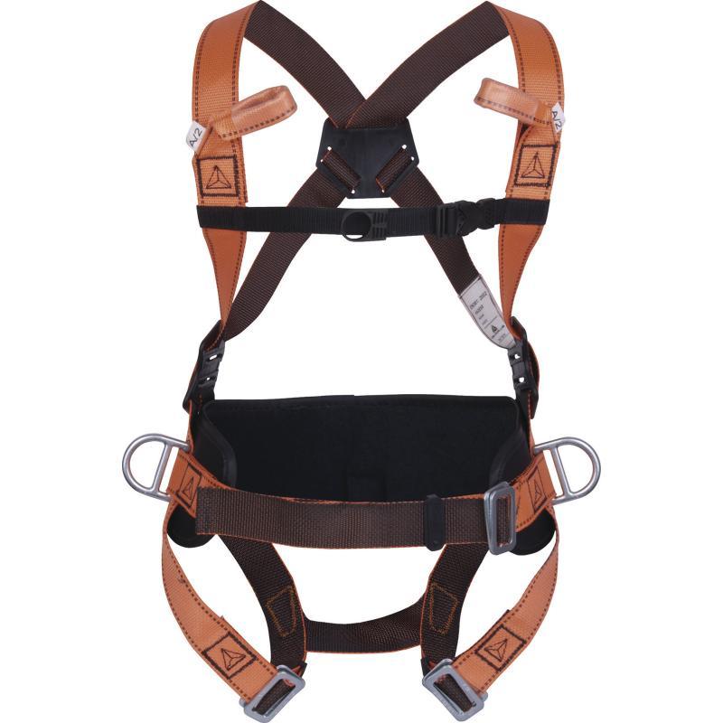 Harnais antichute avec ceinture - 4 points d'accrochage - HAR14 - Polyester avec dosseret thermoformé_0