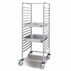 PUJADAS Chariot à Glissières avec 17 Niveaux pour Bacs GN 2/1 Inox P80.440 - EMG-921061_0