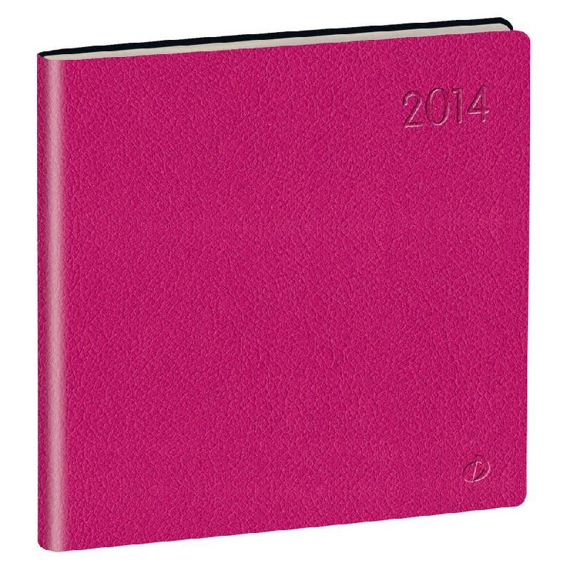 QUO VADIS AGENDA EXECUTIF - 16 X 16 CM - TOSCANA FUCHSIA - AOÛT 2015 À AOÛT 2016