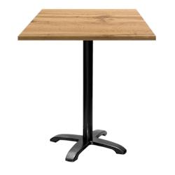 Restootab - Mange-debout 70x70cm - modèle Bazila chene armor - marron TB-BZ4FF-7070M-CH.ARM_0
