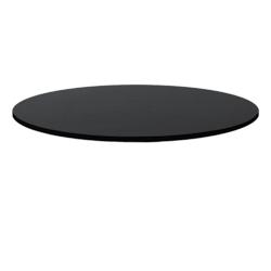 Restootab - Plateau Ø120 noir - noir Bois manufacturé PL-R120M-NOIR_0