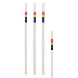 VASCELLA Pailles papier décor arc-en-ciel ø 6 x 200 mm (2400 unités) - multicolore papier V123210_0