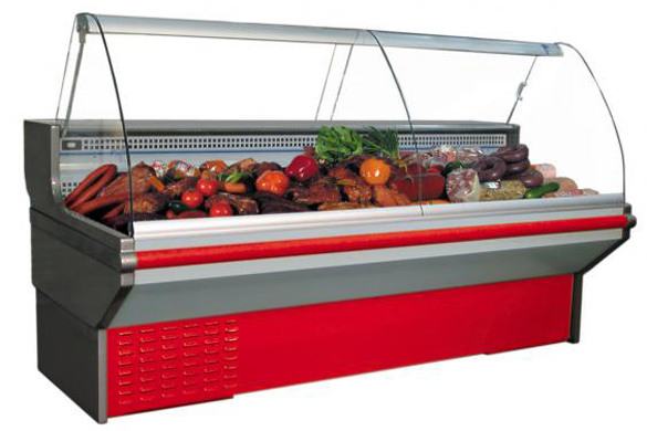 Vitrine réfrigérée de boucherie/charcuterie/sandwichs Jeta - froid ventilé ou statique - classe 3M1 et 3M2_0