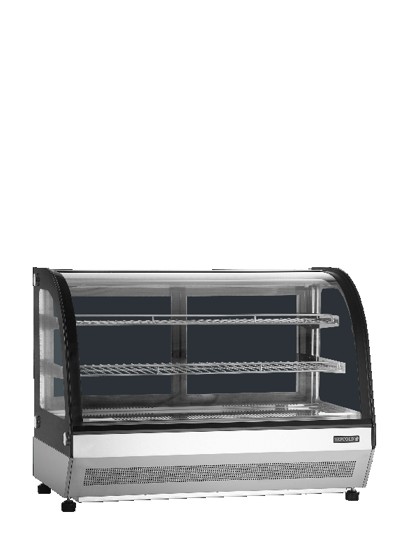 Vitrine réfrigérée pour comptoir TEFCOLD LCT900C/BLACK_0