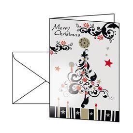 10 CARTES DE VOEUX POUR NOËL ARABESQUE FORMAT A6