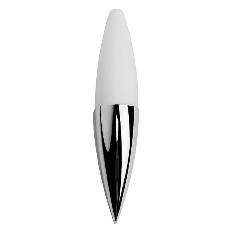 Applique murale Gram 38 cm - Blanc & Argent - Paris Prix - Métal - E14 - IP20_0