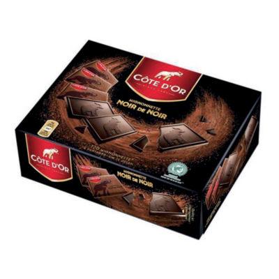 Boîte de 120 mignonnettes Côte d'Or au chocolat noir_0