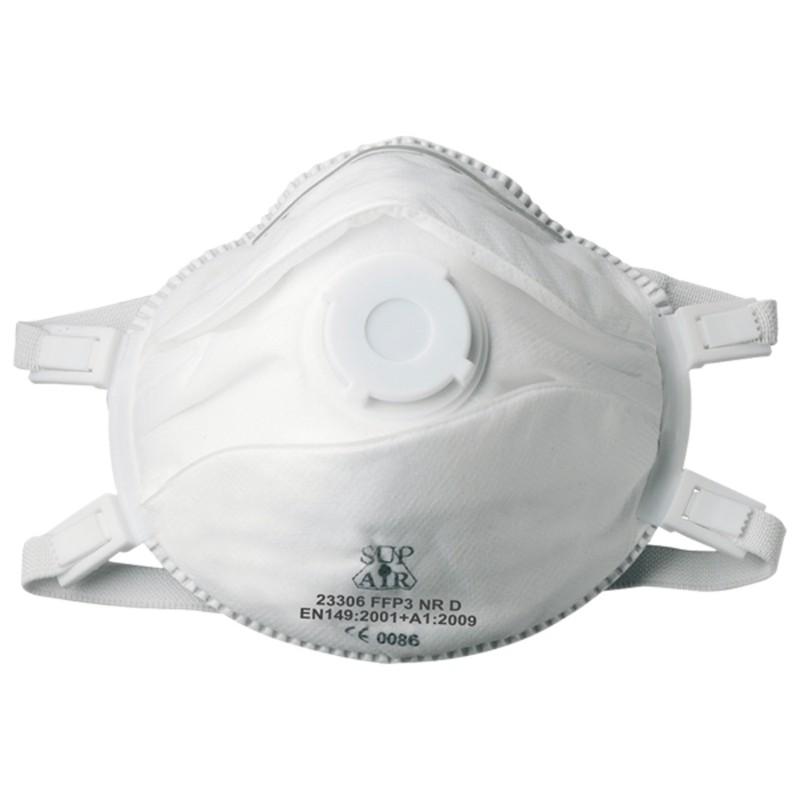 Boîte de 10 masques coques respiratoires jetables avec valve ffp2 nr d sl - COVERGUARD - 23206 - 552718_0