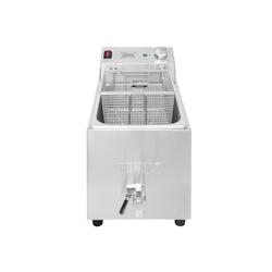 Buffalo Friteuse inox simple 8 Litres 2900 W, 220 V - MONO - 5050984630613_0