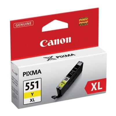 Cartouche Canon CLI-551Y XL jaune pour imprimantes jet d'encre_0