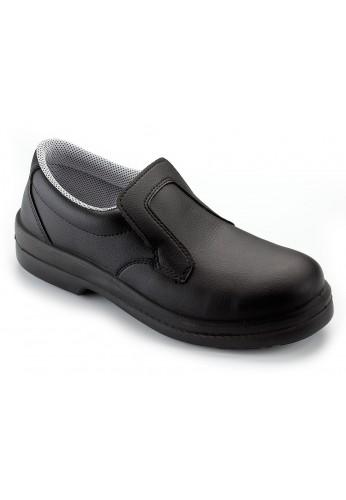 Chaussures de cuisine grande taille S2 - noires, norme ISO 20345:2011 S2 SRC, avec coquille acier_0