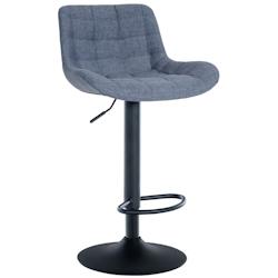 CLP Tabouret de bar Tover Bleu/Tissu - bleu textile 321051_0