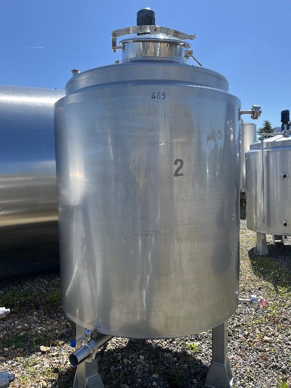 Cuve ETS Marcel Labbe 2000 L - inox 304 L - agitation centrale - CUV469_0