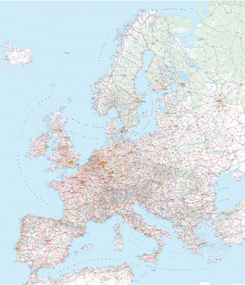 Carte Michelin Europe Du Nord