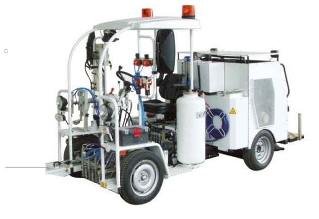 Kontur300 - Machine de marquage routier sans air - Stim - 1300kg avec chargement_0