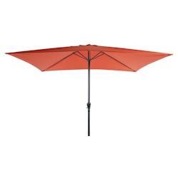 Parasol Rectangulaire Orange BrÃ»lé 2x3m 48mm - Aluminium - orange PARARE050_1_0