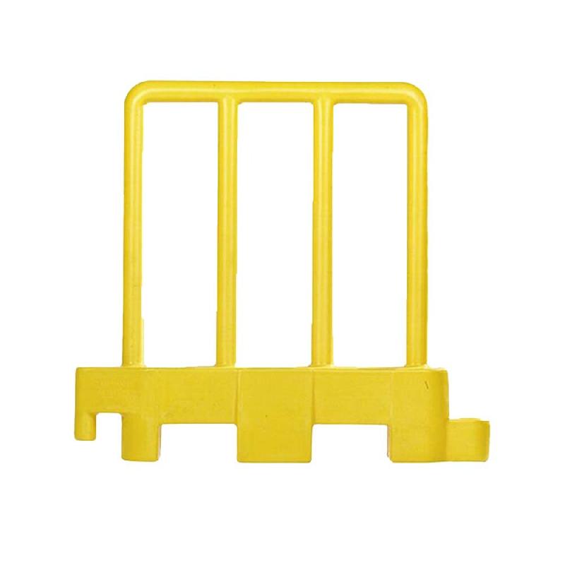 PLAST'UP ROTOMOULAGE Barrière de sécurité amovible jaune -lot de 15 - JAUNE - jaune 0034966361417_0
