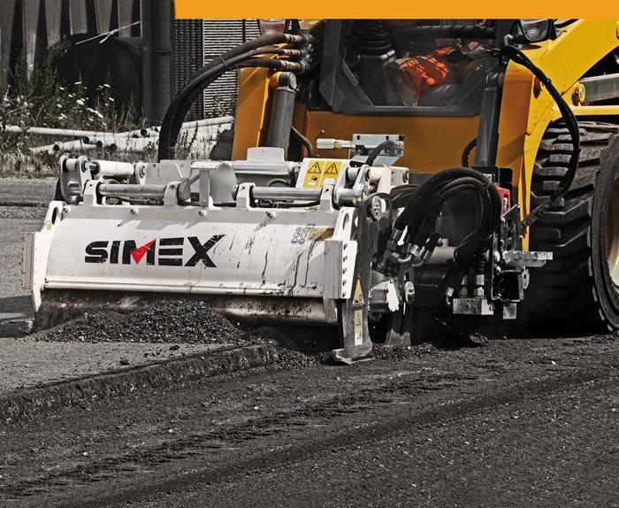 Raboteuse auto nivelante conçue pour raboter des sections prédéfinies sur surfaces dures et compactes- SIMEX PL_0