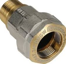 Raccord mâle Kronos Push en laiton pour tube fer - haute performance - réf. : Kronos M_0