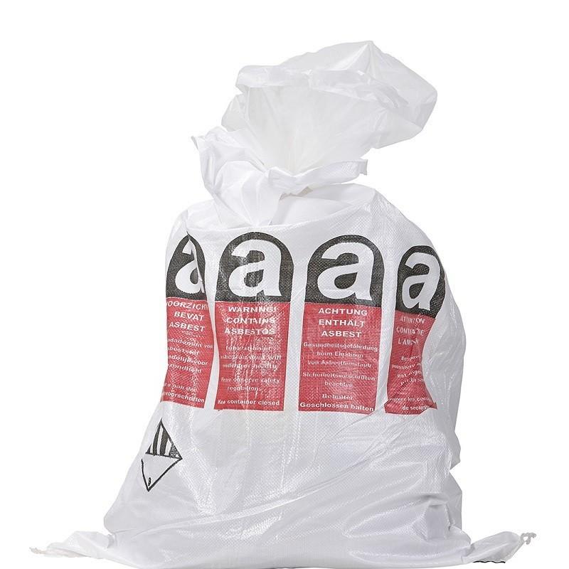 Sac amiante PP 80x120 avec sachet interne - Polyéthylène 80 µ - CMU 50kg - Conforme exigences Européennes_0