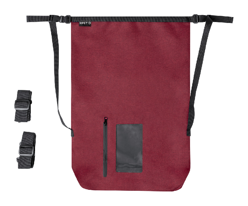 Sac à dos étanche en polyester RPET 300D - 25L - Poche pour écran tactile et bandoulières réglables_0