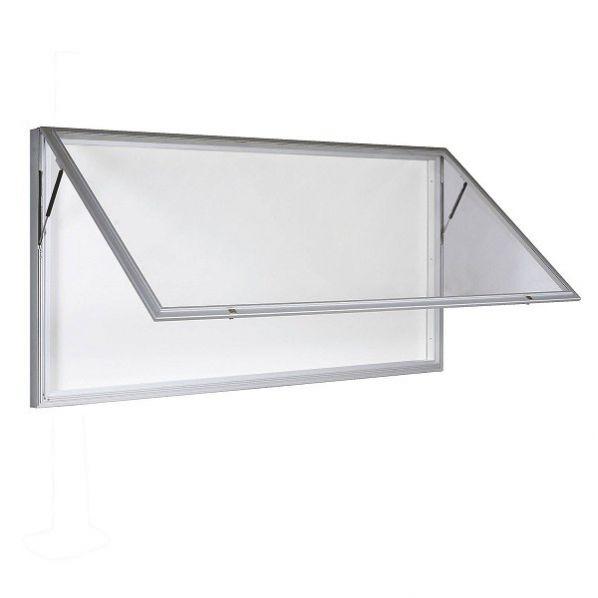 Vitrine extérieure large en vitrage méthacrylate - ouverture battante ou levante à vérins - 7 dimensions disponibles_0