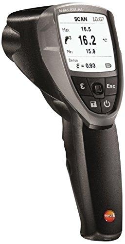 Thermomètre infrarouge et à contact optique 50:1 - Plage de mesure de -30 à +600°C - Testo 835_0
