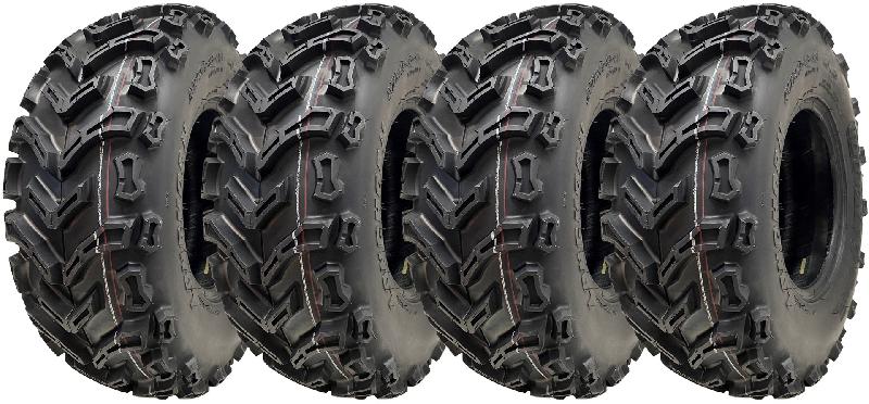 24x8.00-11 Quad ATV Tyres 6ply Wanda E-Marked Road Legal Tubeless 41J (Set of 4)_0
