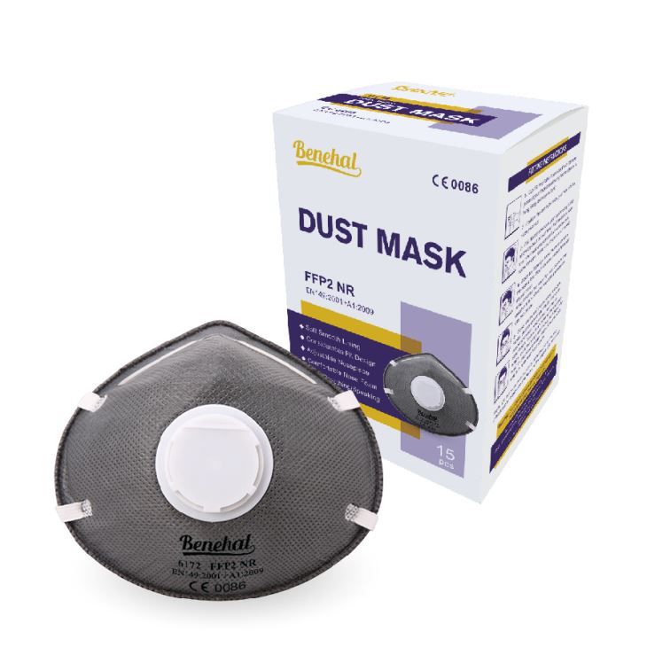 6172 - Masque FFP2 - Suzhou Sanical Protection Product Manufacturing Co. Ltd - Anti-poussière au charbon actif avec valve - Certifié CE EN149_0