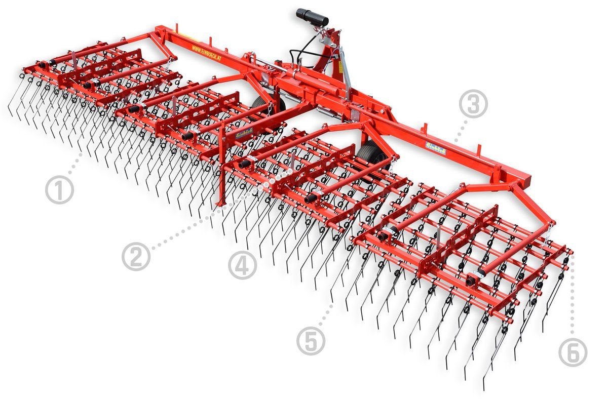 Aerostar - herse agricole - einboeck - jusqu'à 6 m de largeur de travail_0