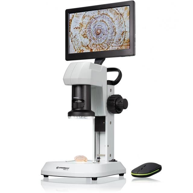 Analyth LCD - Loupe binoculaire Bresser - Grossissement 0,7x à 4,5x - Écran LCD et éclairage ajustable_0