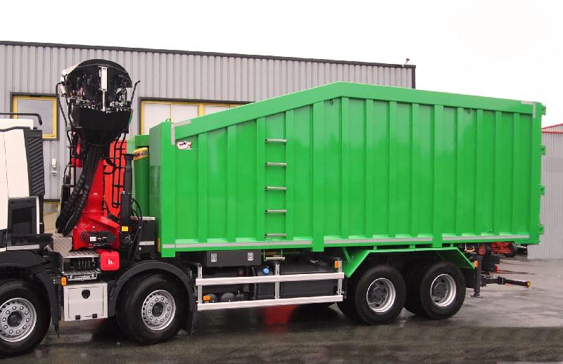 Bennes déchets de chantiers en Acier - PTAC 19T à 32T - Recyclage et Déchetterie_0