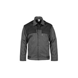 Blouson de travail Gris et Noir Taille L Polyester / Coton 4 poches VITO - L gris polyester 5604612674052_0