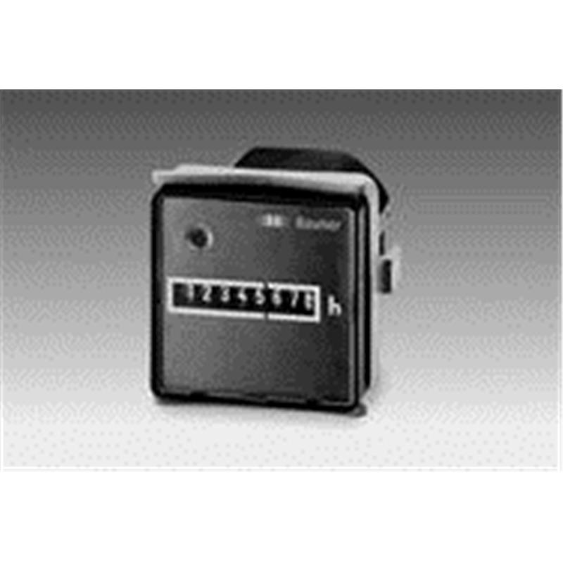 Compteur horaire électromécanique B 148.002XC9C - format DIN 48x48 mm - affichage 7 digits - alimentation 220-240 VAC_0