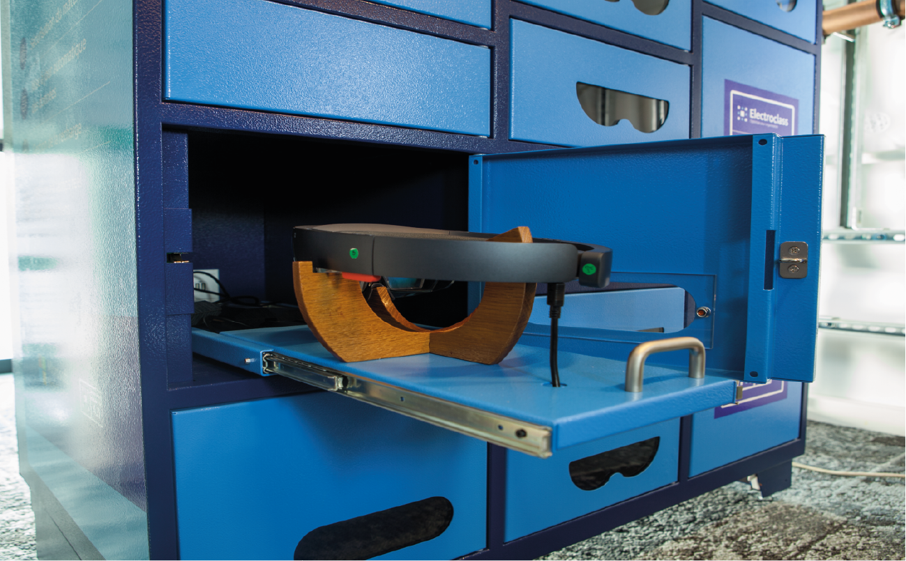 Distributeur sécurisé de lunettes connectées : réalité virtuelle lockerbox_0
