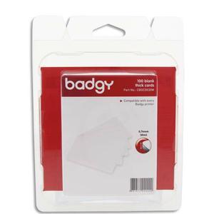 Evo B/100 - Badge en PVC épaisseur 0.76 - Référence CBGC0030W_0