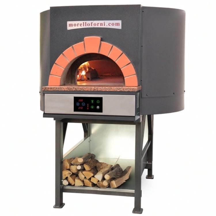 Four statique à bois avec sole chauffée à gaz ou électriquement - Morello Forni MIX150_0