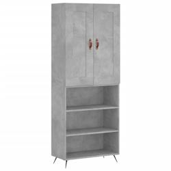 Helloshop26 - Buffet bahut commode armoire meuble de rangement organisateur cuisine salle de séjour salon haut 69,5 x 34 x 180 cm 02_0034590 - 300021_0
