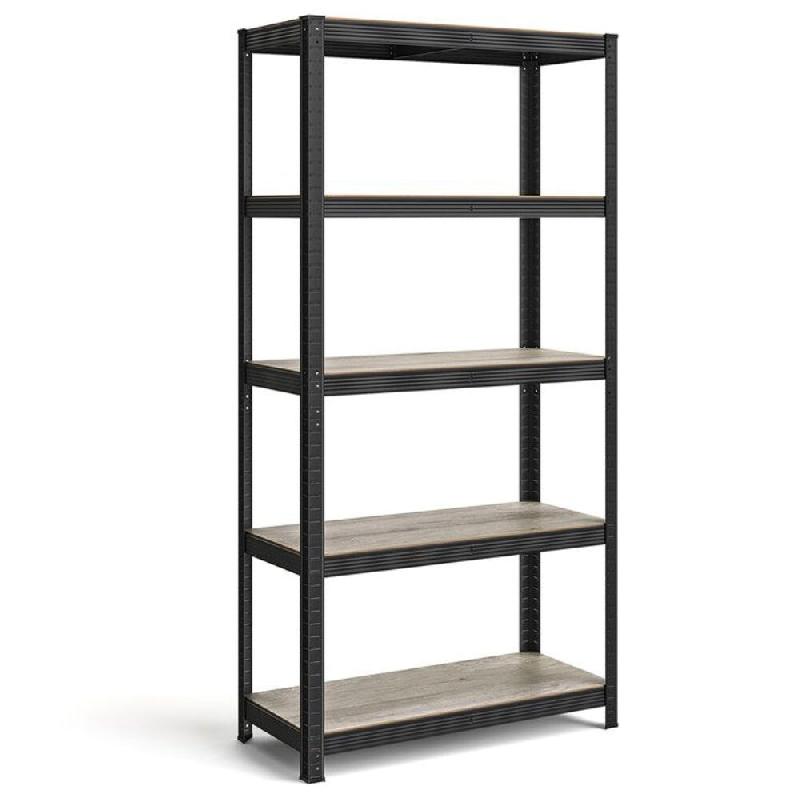 Helloshop26 - Étagère charge lourde métallique 180 x 90 x 40 cm 5 niveaux charge totale 875 kg (175 kg/niveau) étagère de rangement 12_0005587 -_0