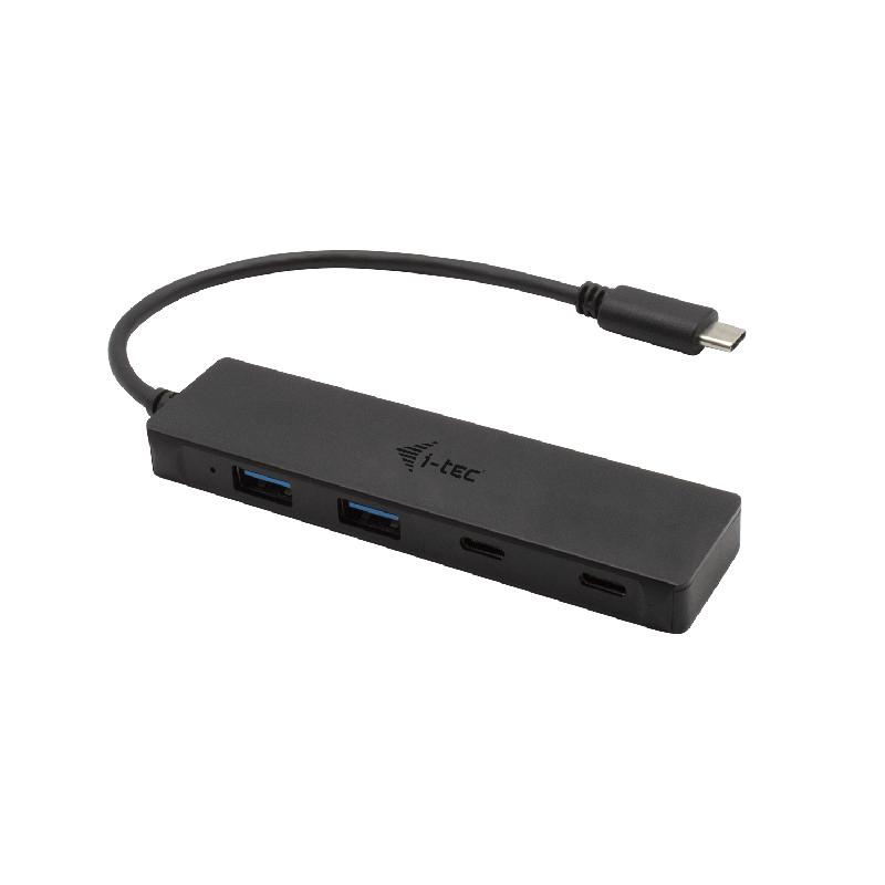 I-tec Metal C31HUBMETAL2A2C hub & concentrateur USB 3.2 Gen 1 (3.1 Gen 1) Type-C 5000 Mbit/s Noir_0