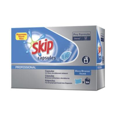 Lessive capsules Skip Professional pour textiles blancs, sachet de 46_0
