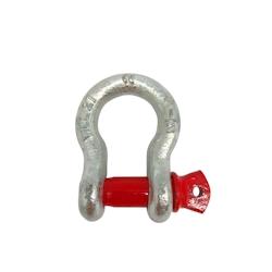 Manille lyre à axe vissé CU : 2000 Kg 1/2 haute résistance coeff 5.1 en acier galvanisé - Cobaltix - gris 3700056041183_0