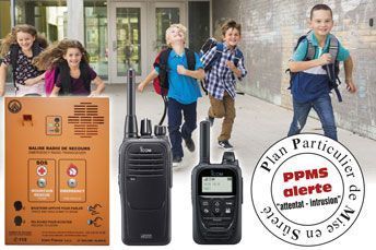 Pack-PPMS ICOM : Solutions de sécurité avec talkies-walkies sans licence et radios LTE pour établissements publics_0